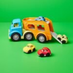 Car Transporter Truck - 4pc - Toy Vehicle Tracks, Metal & Plastic, Includes Tracks, 2 years+ - Image 2
